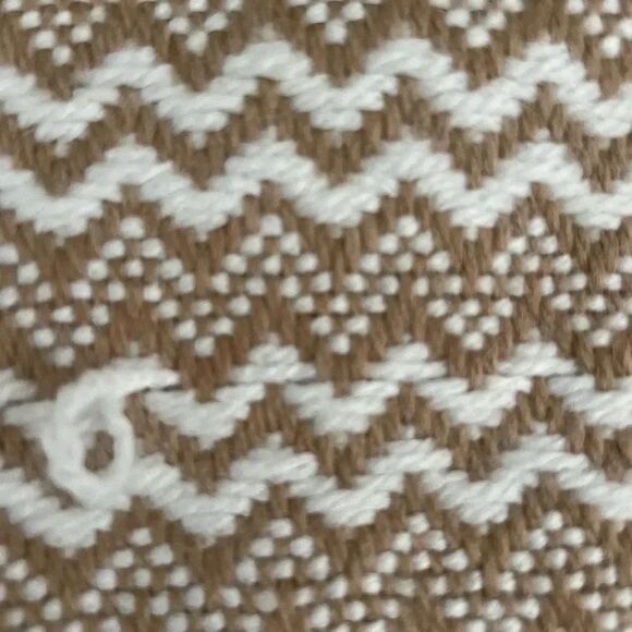 Alpasur White Cream Abstract Tinsel Alpaca Women’s Scarf One Size #1011 - Picture 5 of 11
